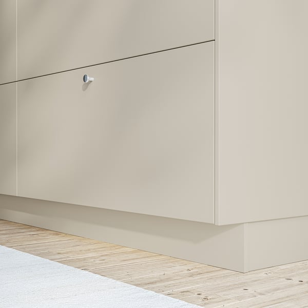 HAVSTORP Toekick, beige, 84x4 1/2 "