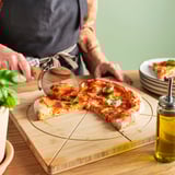 HAVSTULPAN Cutting board, bamboo, 13 ¾x13 ¾ "