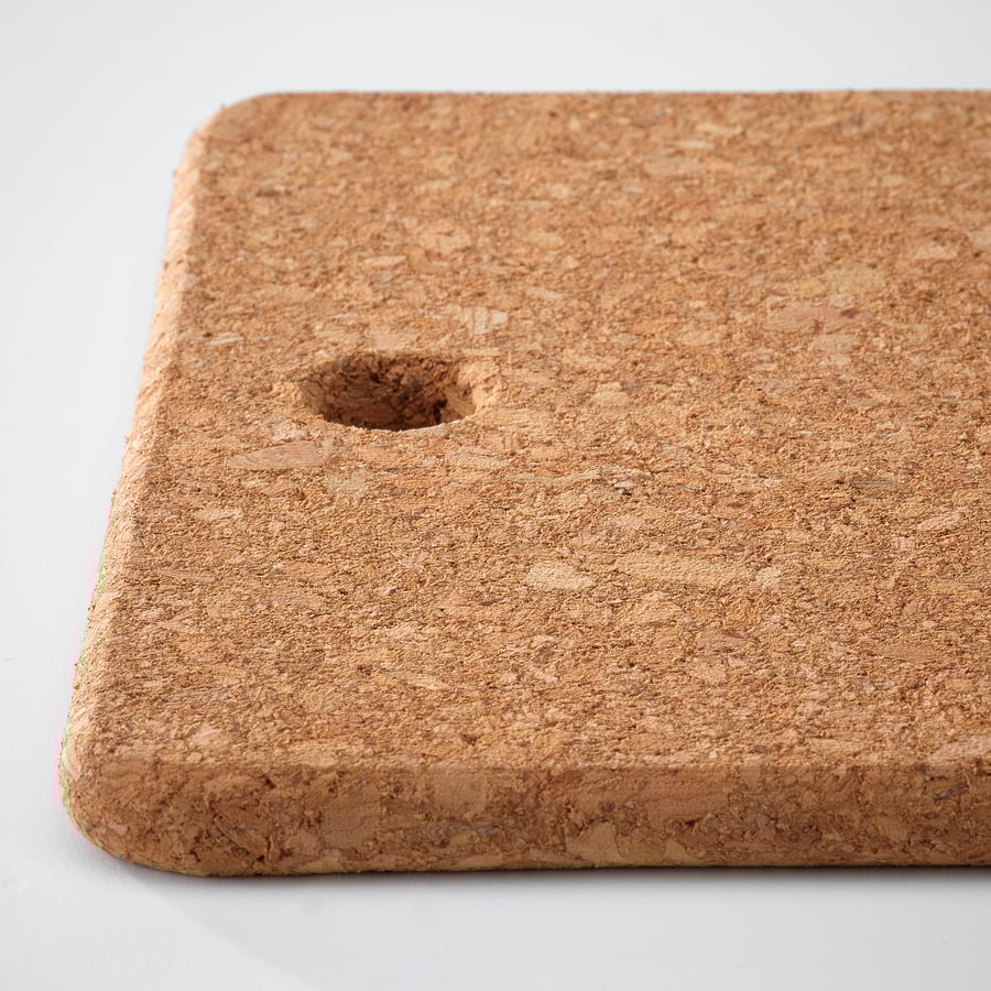 HEAT trivet, cork, 9x7" IKEA