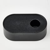 HEDERVÄRD Candlestick/tealight holder, black, 1 "