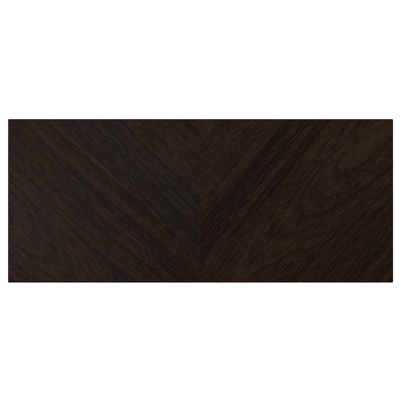 HEDEVIKEN drawer front, dark-brown stained oak veneer, 231/2x10