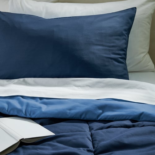 HEDFRYLE Comforter set - blue Twin/Twin X-long