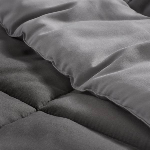 HEDFRYLE Comforter set, gray, Twin/Twin X-long