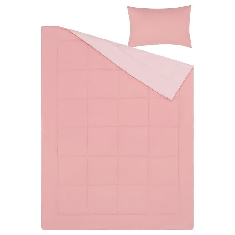 HEDFRYLE comforter set, pink, Twin/Twin Xlong IKEA