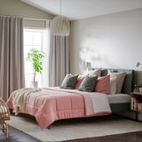 HEDFRYLE Comforter set, pink, King