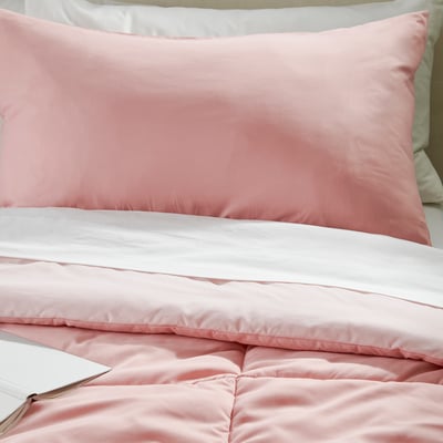 HEDFRYLE Comforter set, pink, Full/Queen