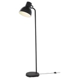 HEKTAR Floor lamp with LED bulb, dark gray