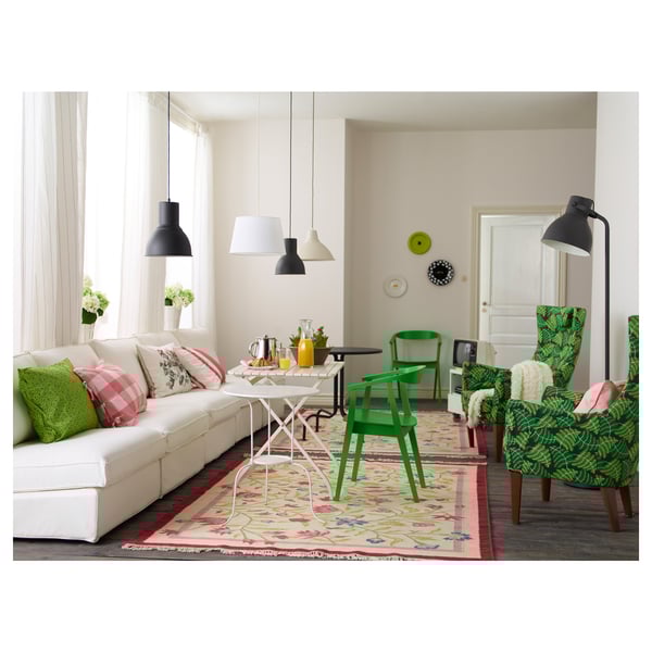 Hektar Floor Lamp With Led Bulb Dark Gray Ikea