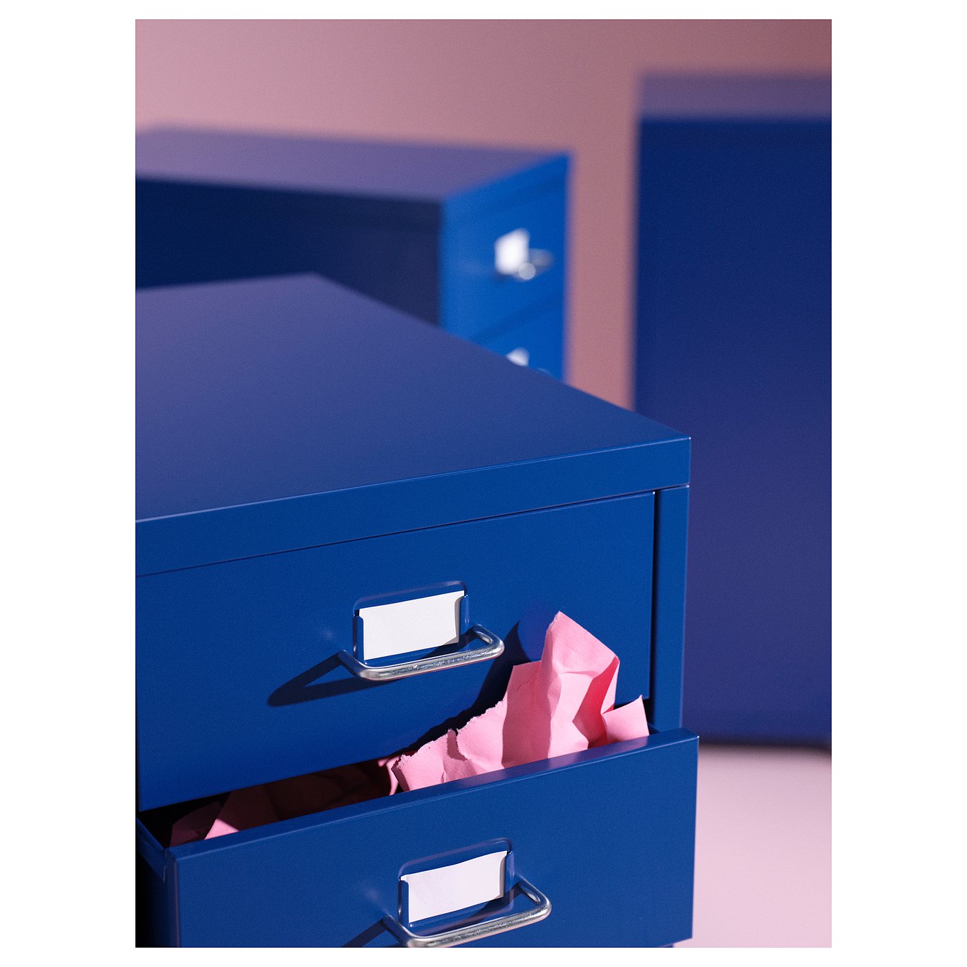IKEA HELMER ヘルメル HELMER Drawer unit on casters, white, 11x27 1/8