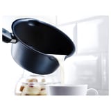 HEMLAGAD 6-piece cookware set, black
