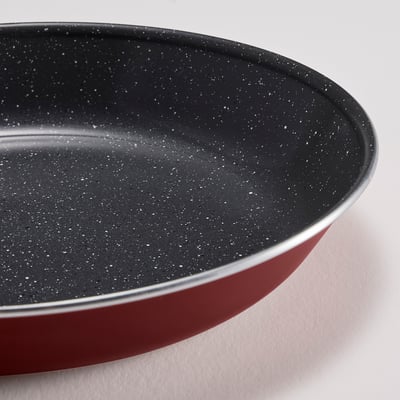 HEMLAGAD Frying pan, non-stick coating red, 11 "