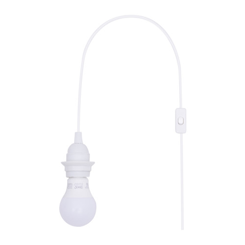 HEMMA Cord set with switch and LED bulb IKEA