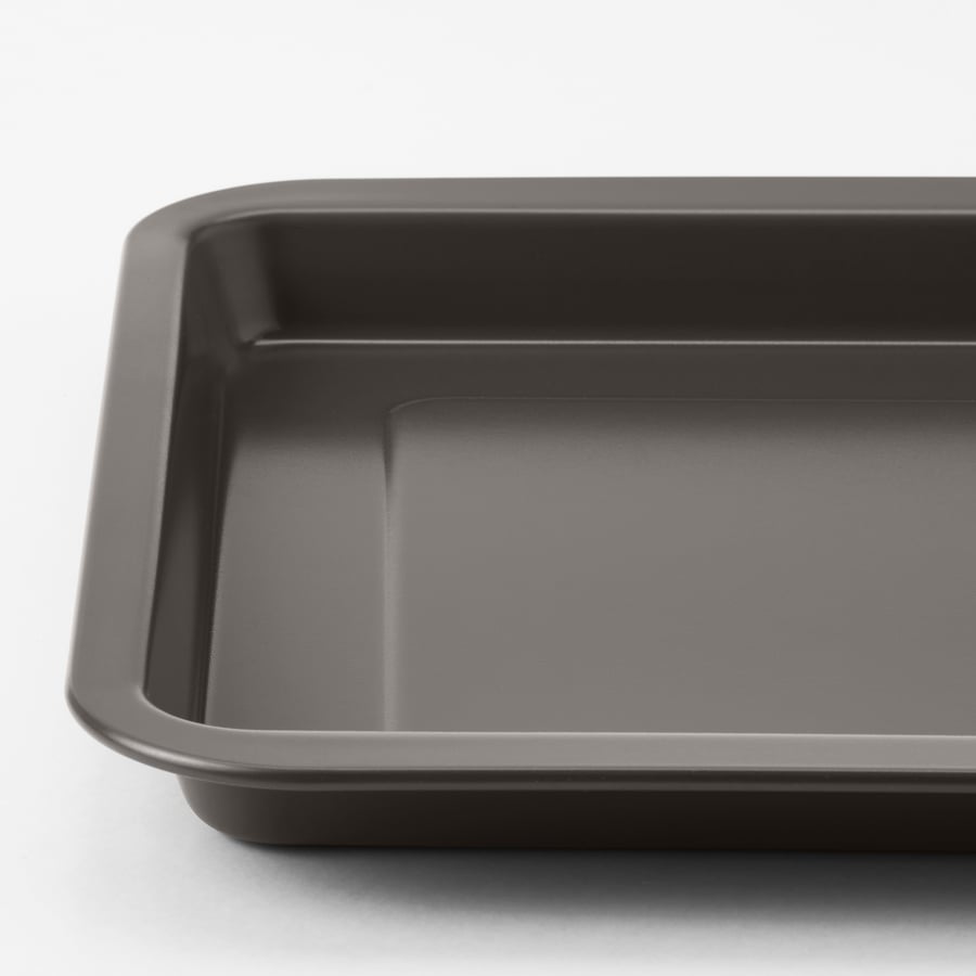 HEMMABAK baking pan, gray, 16x12" IKEA