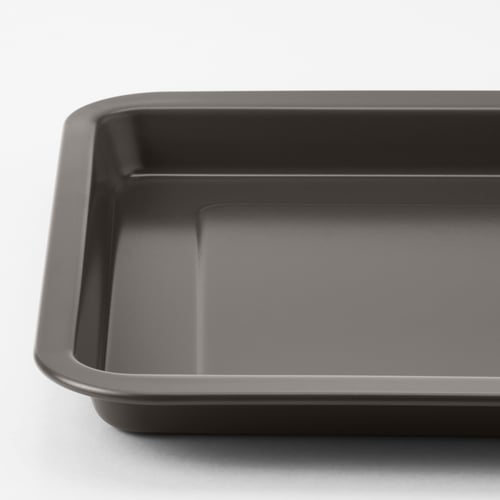 HEMMABAK baking pan, gray, 16x12" IKEA