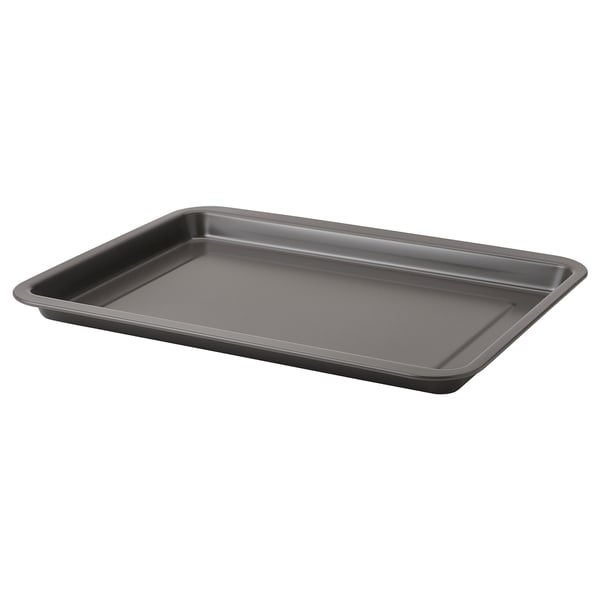 HEMMABAK Baking sheet, gray, 16x12 "