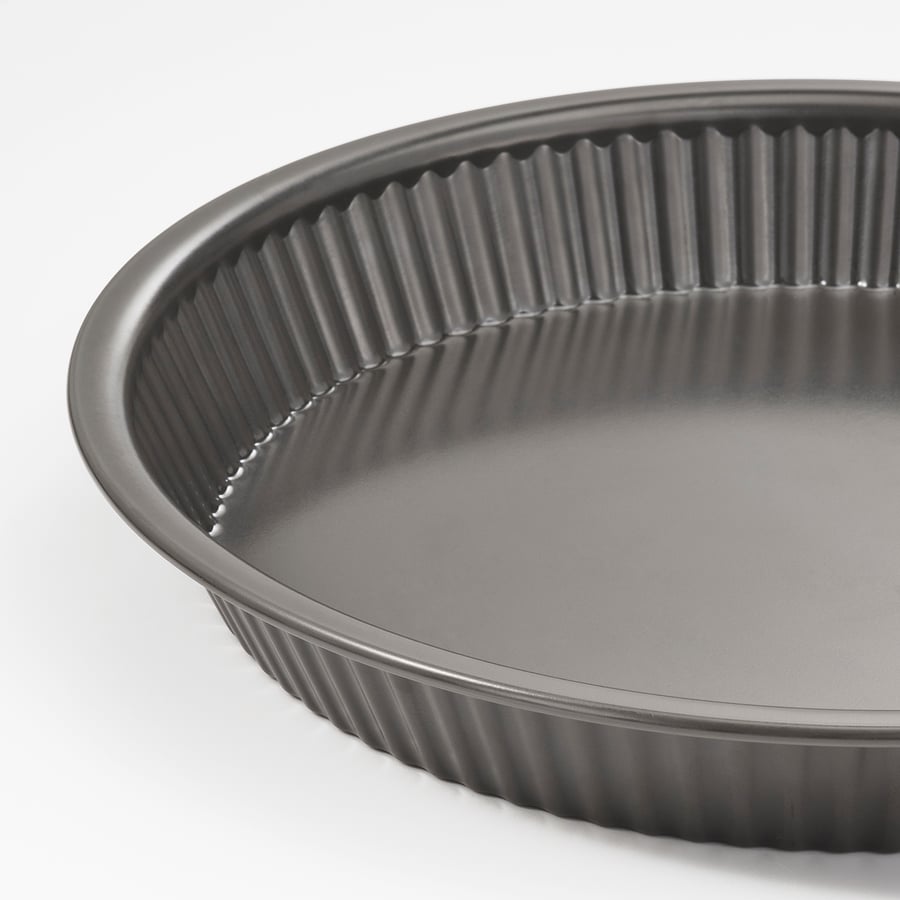 HEMMABAK pie plate, gray, 12" IKEA