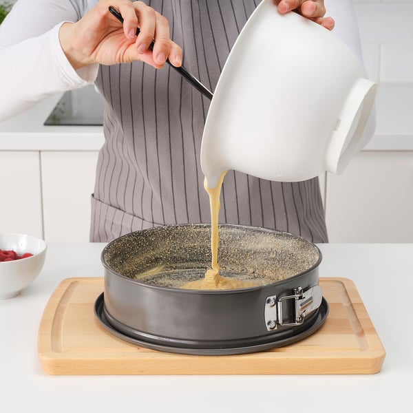 HEMMABAK Springform pan, gray, 10 ¾