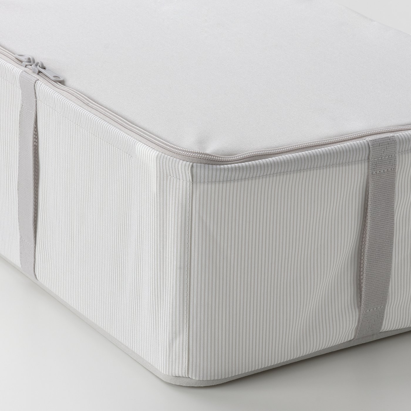 HEMMAFIXARE storage case, fabric stripe/white/gray, 13