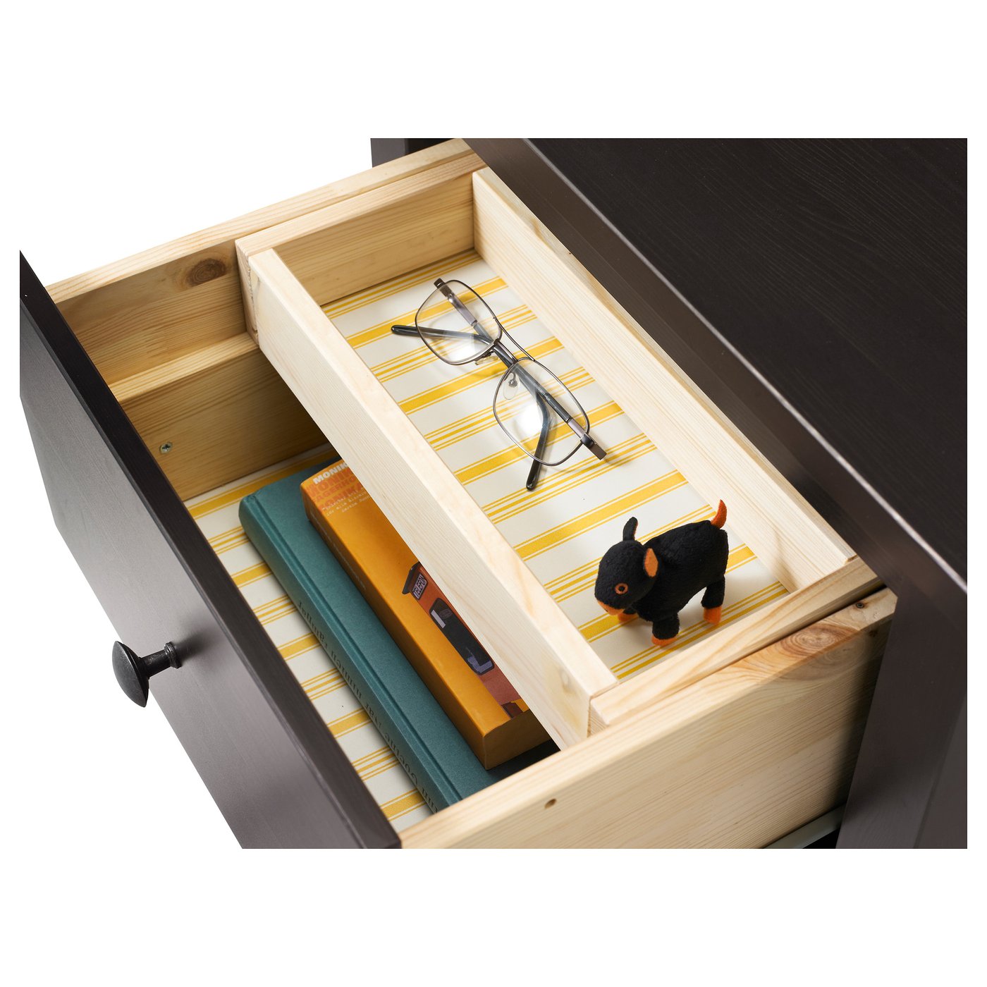 hemnes 2 drawer nightstand assembly