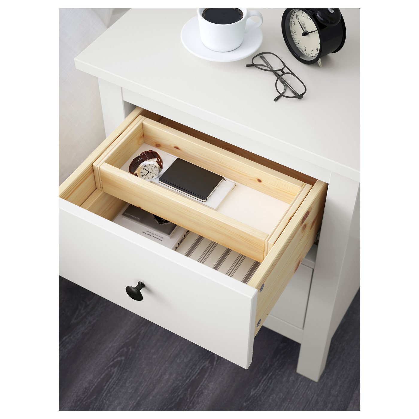 hemnes 2 drawer nightstand assembly
