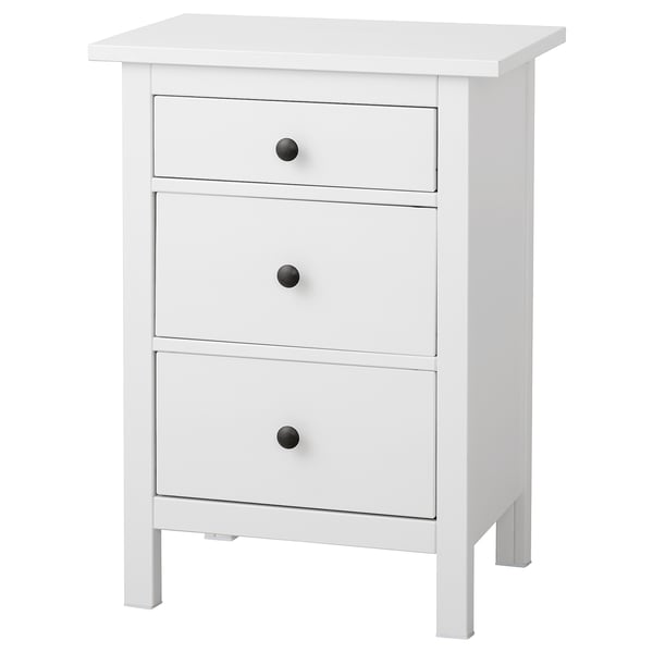 Hemnes 3 Drawer Chest White Stain 22 7 8x31 1 8 Ikea