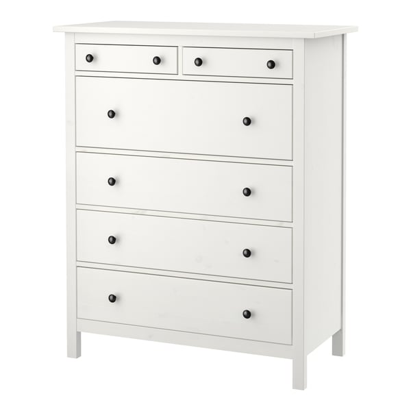 Hemnes 6 Drawer Chest White Stain 42 1 2x51 5 8 Ikea