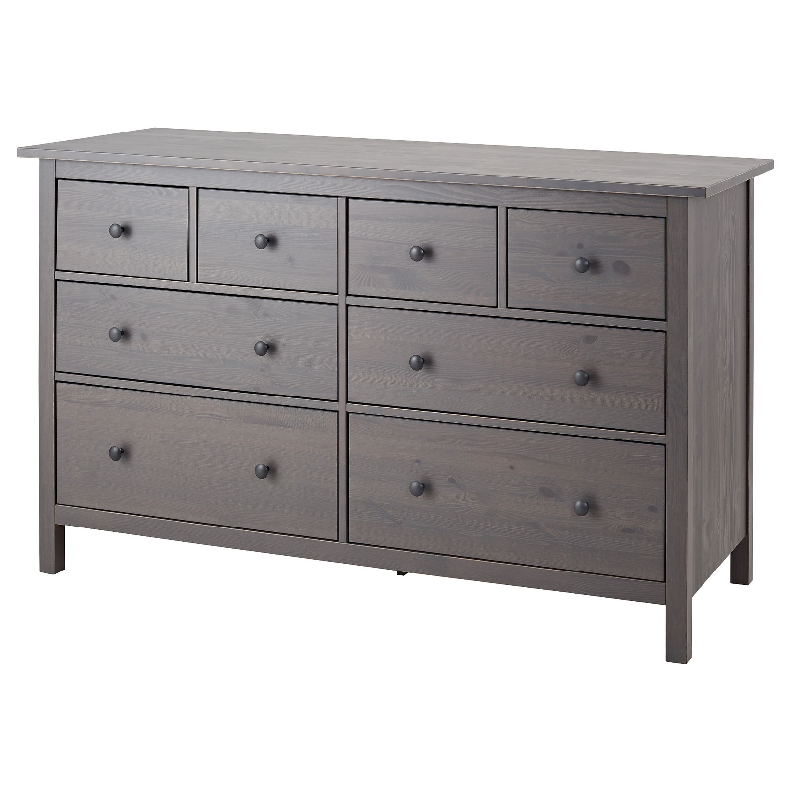 HEMNES 8drawer dresser, blackbrown, 63x37 3/8" IKEA