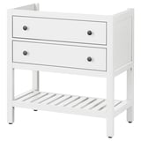 HEMNES Bathroom vanity with 2 drawers, white, 30 "