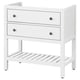 HEMNES Bathroom vanity with 2 drawers, white, 30 "