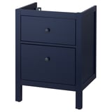HEMNES Bathroom vanity with drawers, blue, 24x32 3/8 "