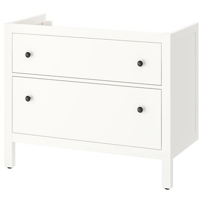 HEMNES Bathroom vanity with drawers, white, 36x32 3/8 "