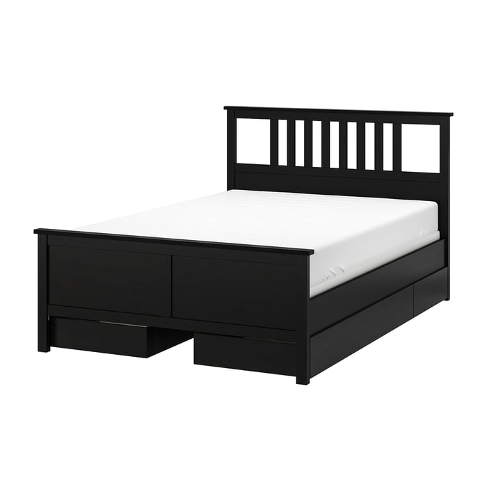 Black Beds Modern, Affordable Black Bed Frames IKEA