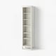 HEMNES Bookcase, white stain, 19 1/4x77 1/2 "