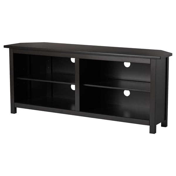 Hemnes Corner Tv Bench Black Brown 57 7 8x24 Ikea