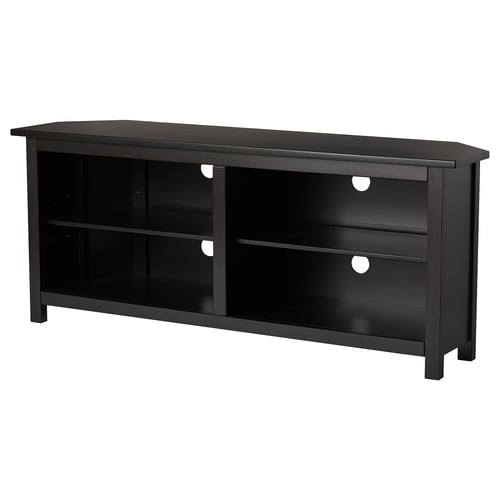 HEMNES Corner TVbench, blackbrown, 577/8x24" IKEA