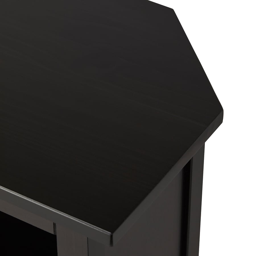 HEMNES Corner TVbench, blackbrown, 577/8x24" IKEA