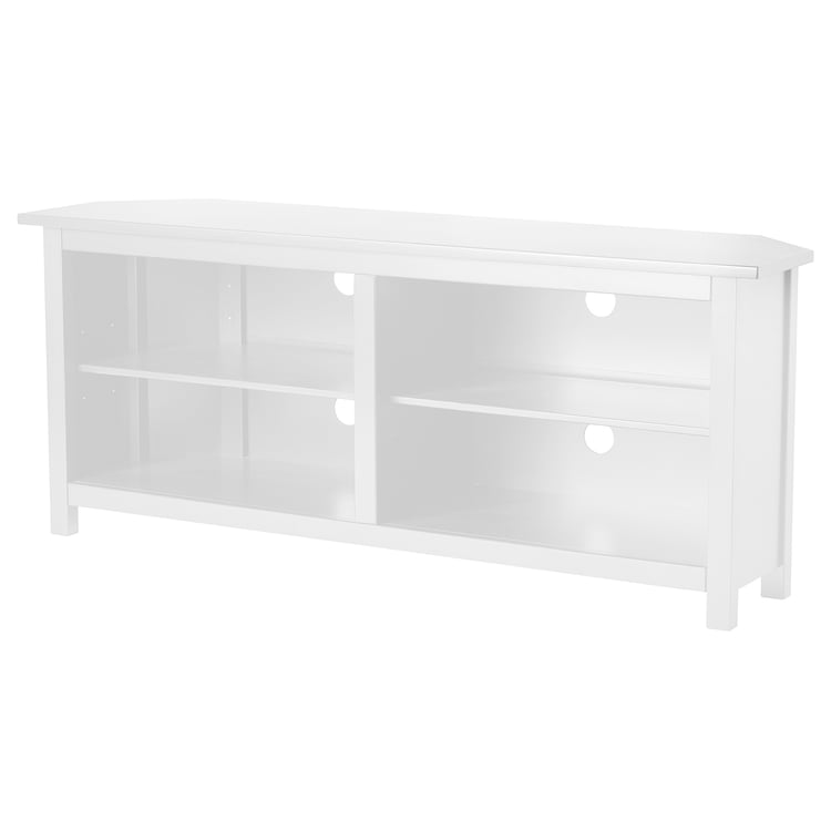 HEMNES Corner TVbench, white, 57 7/8x24" IKEA