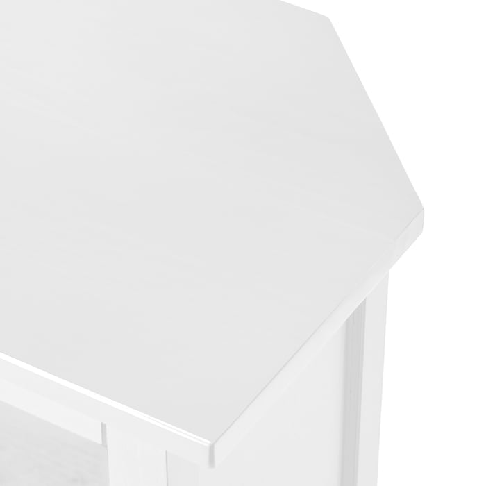 HEMNES Corner TVbench, white, 577/8x24" IKEA