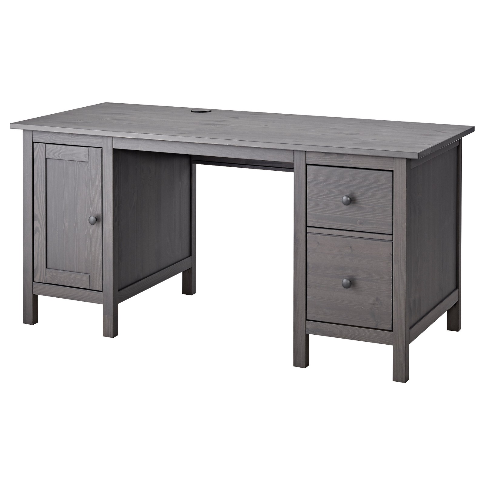 HEMNES Desk, blackbrown, 61x25 5/8" IKEA