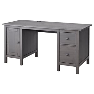 Hemnes Desk Black Brown Ikea