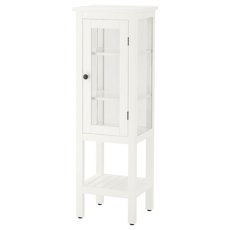 HEMNES High with glass door, white, 16 1/2x15x51 5/8" IKEA