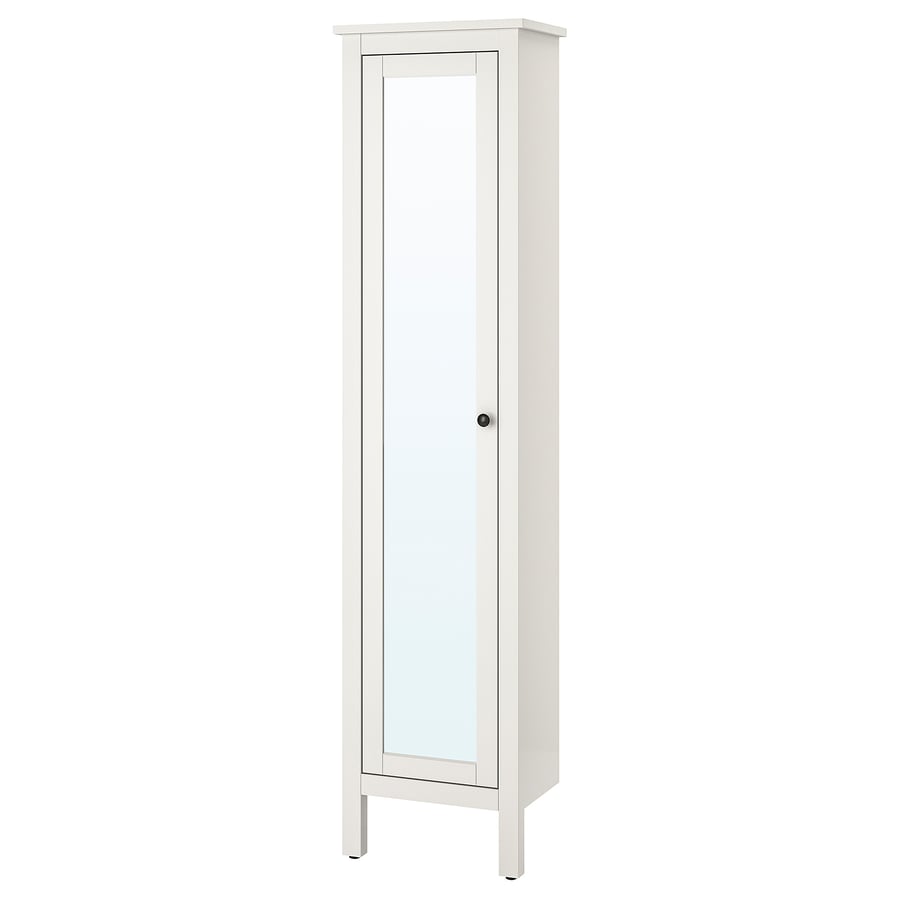 HEMNES high with mirror door, white, 191/4x121/4x783/4" IKEA