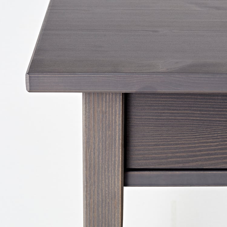 HEMNES Nightstand, gray dark gray stained, 18 1/8x13 3/4" IKEA