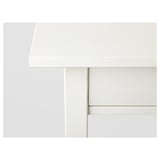 HEMNES Nightstand, white stain, 18 1/8x13 3/4 "