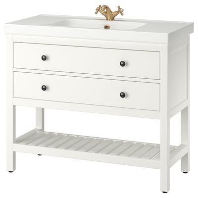 HEMNES / ORRSJÖN Open wash-stand w drawer/wash-basin