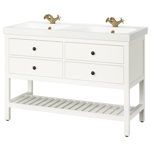 HEMNES / ORRSJÖN Open wash-stand w drawer/wash-basin