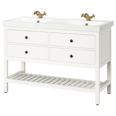 HEMNES / ORRSJÖN Open wash-stand w drawer/wash-basin