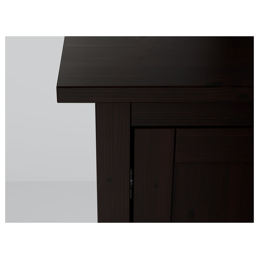 HEMNES Sideboard, blackbrown, 61 3/4x34 5/8" IKEA