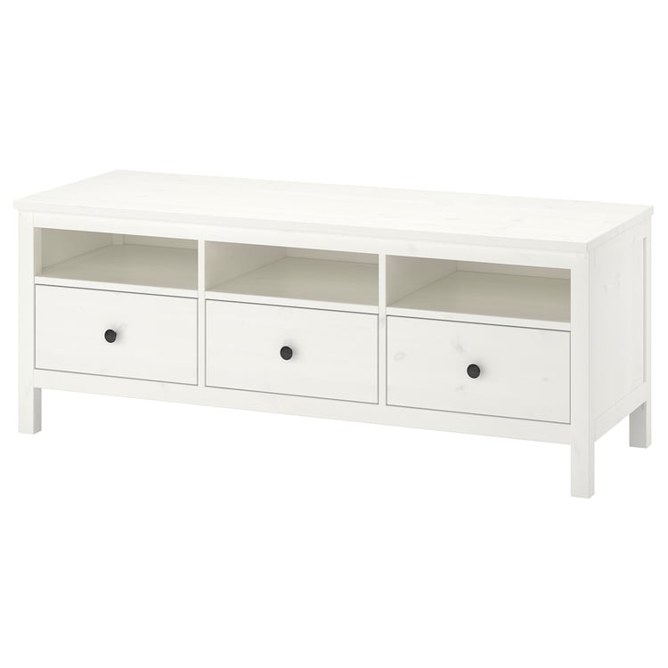 HEMNES TV unit, white stain, 58 1/4x18 1/2x22 1/2" IKEA