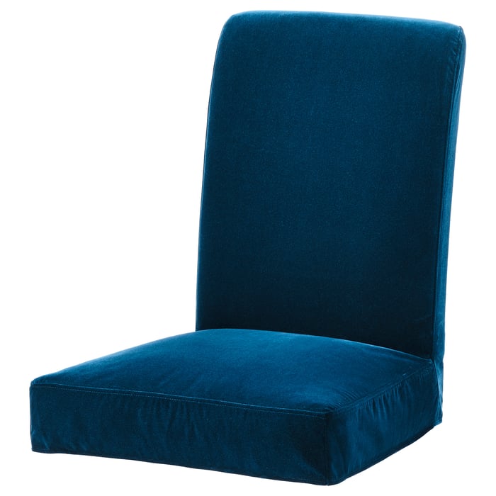 HENRIKSDAL Chair cover, Vislanda black/white IKEA